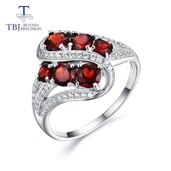 cluster rings tbj,natural gemstone garnet ring 925 sterling silver elegant luxury design fashion jewelry for woman anniversary party wear, Golden;silver
cluster rings tbj,natural gemstone garnet ring 925 sterling silver elegant luxury design fashion jewelry for woman anniversary party wear, Golden;silver