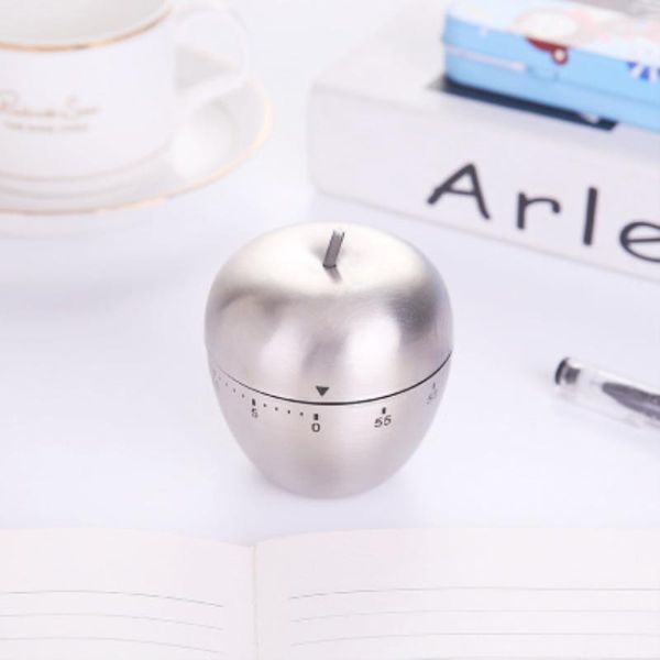 kitchen timers stainless steel timer egg / apple reminder mechanical fixed clock
kitchen timers stainless steel timer egg / apple reminder mechanical fixed clock
