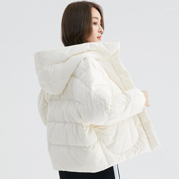 autumn winter loose fit down jacket women hooded big pockets coat fashion short outerwear1, Black
autumn winter loose fit down jacket women hooded big pockets coat fashion short outerwear1, Black