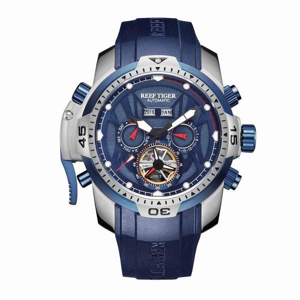 reef tiger/et sports watch complicated dial year month perpetual calendar large steel case watches relogio masculino rga3532 wristwatches, Slivery;brown
reef tiger/et sports watch complicated dial year month perpetual calendar large steel case watches relogio masculino rga3532 wristwatches, Slivery;brown