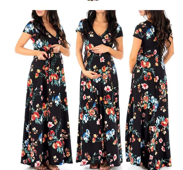 ladies long skirt retro floral dress rose printed v-neck bohemian robe fashion trendy for pregnant women pw32 maternity dresses, White
ladies long skirt retro floral dress rose printed v-neck bohemian robe fashion trendy for pregnant women pw32 maternity dresses, White