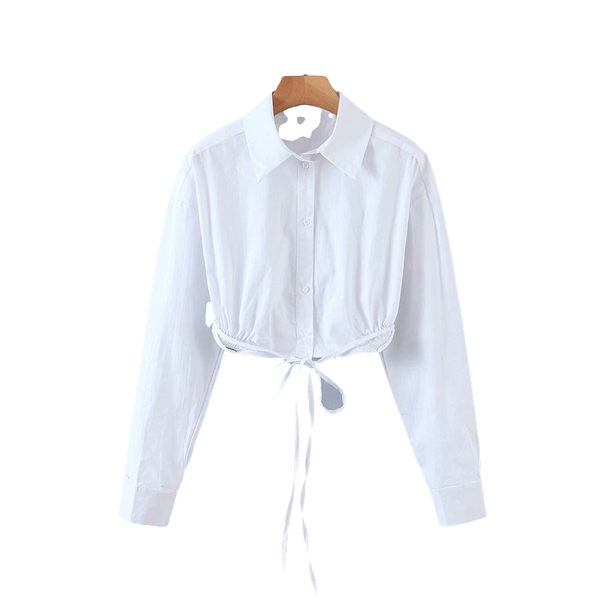 casual women turn-down collar bow blouse 2021 spring-autumn fashion ladies high street shirt female cotton tie short women's t-shirt, White
casual women turn-down collar bow blouse 2021 spring-autumn fashion ladies high street shirt female cotton tie short women's t-shirt, White