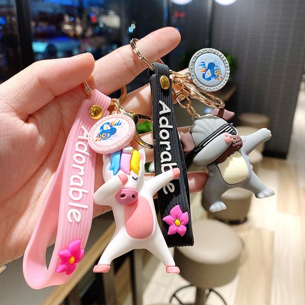 keychain unicorn creative dance animal key chain cute key chain mens net red pendant lovers bag pendant, Silver
keychain unicorn creative dance animal key chain cute key chain mens net red pendant lovers bag pendant, Silver