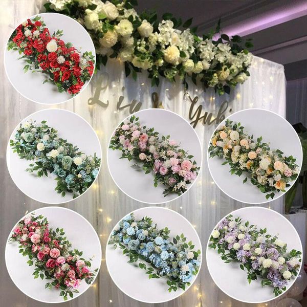 decorative flowers & wreaths 1pc artificial rose flower row wedding arch stage wall background decor simulation high quality
decorative flowers & wreaths 1pc artificial rose flower row wedding arch stage wall background decor simulation high quality