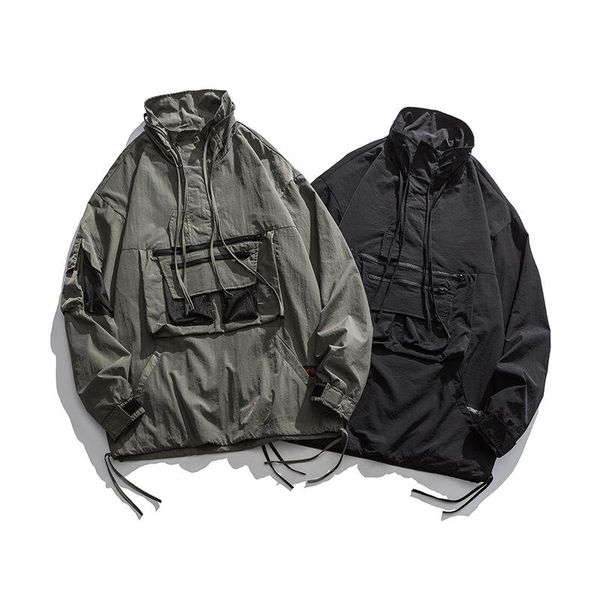 men's hoodies & sweatshirts spring 2021 fashion stand-up collar jacket men harajuku style street trend, Black
men's hoodies & sweatshirts spring 2021 fashion stand-up collar jacket men harajuku style street trend, Black