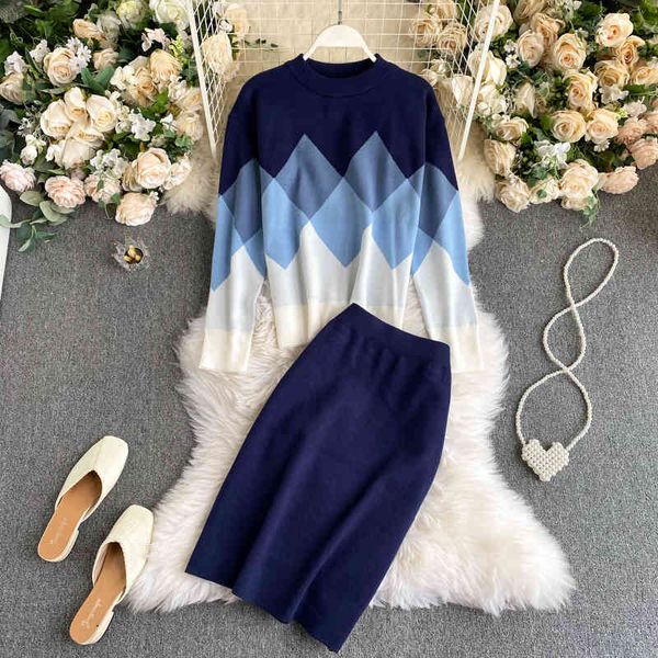 skirt women's knitted sets 2021 spring o-neck geometric palid loose pullover sweater and long pencil two piece set 71r9, Black
skirt women's knitted sets 2021 spring o-neck geometric palid loose pullover sweater and long pencil two piece set 71r9, Black