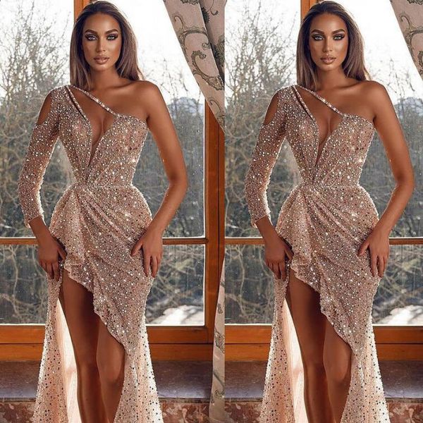 dubai design sequined evening dresses middle east one shoulder glittle party gowns turkish prom dress vestidos festa, Black
dubai design sequined evening dresses middle east one shoulder glittle party gowns turkish prom dress vestidos festa, Black