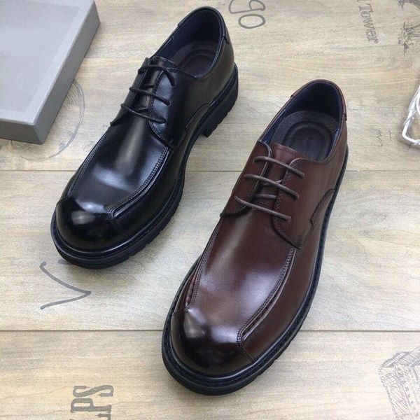professional men's shoes, leather business formal wear lace-up cowhide round-toe british trendy shoes dress, Black
professional men's shoes, leather business formal wear lace-up cowhide round-toe british trendy shoes dress, Black