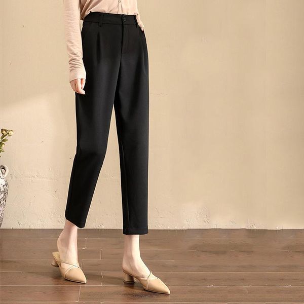 women's pants & capris black casual feet spring, autumn and summer fashion trend nine-point women 2021 p3 1166, Black;white
women's pants & capris black casual feet spring, autumn and summer fashion trend nine-point women 2021 p3 1166, Black;white
