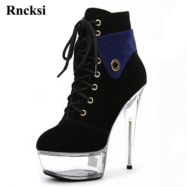 rncksi spring lady party 15cm high heels, thick roots, night club pole dancing boots, boots women ankle shoes, Black
rncksi spring lady party 15cm high heels, thick roots, night club pole dancing boots, boots women ankle shoes, Black