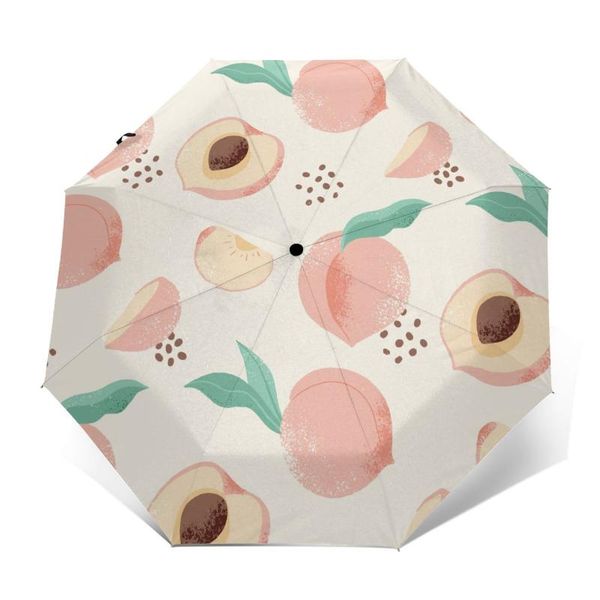 umbrellas automatic umbrella peach pattern three-fold women men rain
umbrellas automatic umbrella peach pattern three-fold women men rain