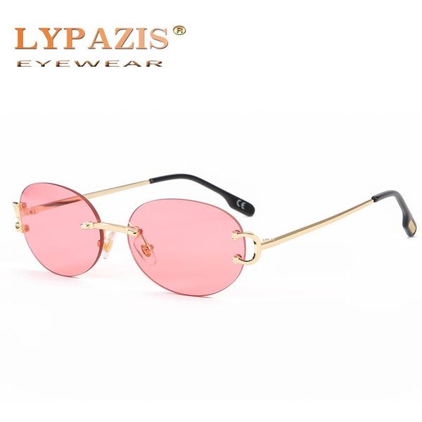 sunglasses 2021 retro oval round metal rimless women fashion designer small trendy vinatge shades pink sun glasses, White;black
sunglasses 2021 retro oval round metal rimless women fashion designer small trendy vinatge shades pink sun glasses, White;black