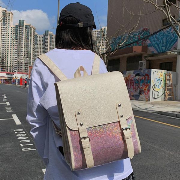 backpack sequin leather women women's versatile college style girl fashion high capacity school bags for teenage girls
backpack sequin leather women women's versatile college style girl fashion high capacity school bags for teenage girls