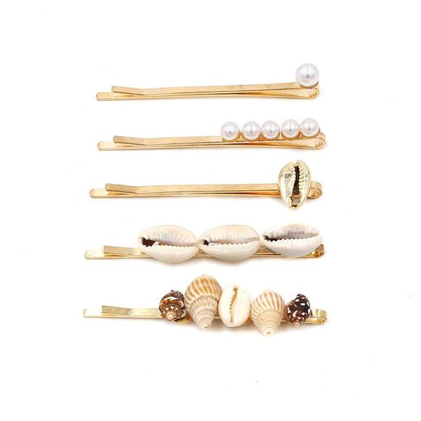 hair clips & barrettes 5pcs bohemian summer beach conch shell for women inlay round fresh pearl gold metal jewelry, Golden;silver
hair clips & barrettes 5pcs bohemian summer beach conch shell for women inlay round fresh pearl gold metal jewelry, Golden;silver