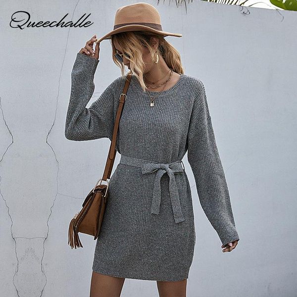 women's pullover autumn winter 2021 solid color belt ties loose and lazy long sweater dress office lady casual jumper sweaters, White;black
women's pullover autumn winter 2021 solid color belt ties loose and lazy long sweater dress office lady casual jumper sweaters, White;black
