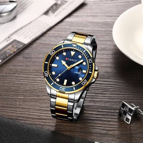 wristwatches watches men quartz stainless steel luxury band curren business design simple waterproof clock relogio masculino, Slivery;brown
wristwatches watches men quartz stainless steel luxury band curren business design simple waterproof clock relogio masculino, Slivery;brown