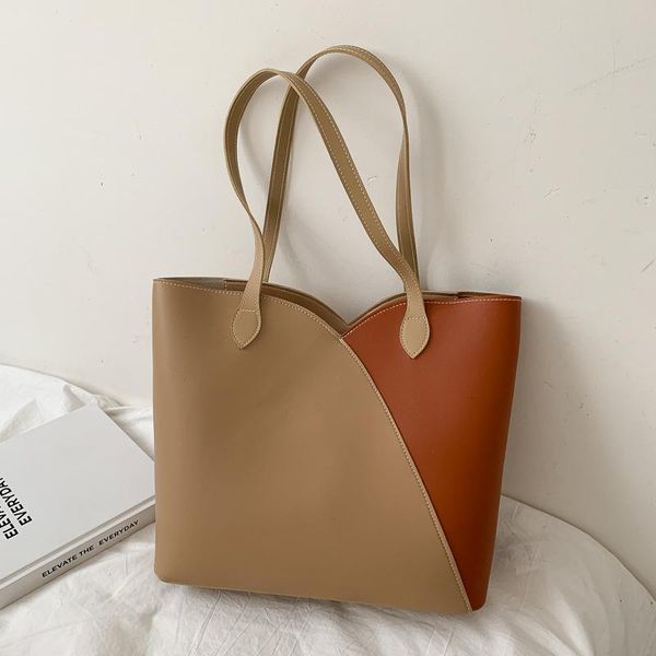 evening bags trendy tote bag for women travel 2 colors patchwork large clutch fashion shoulder capacity female handbag
evening bags trendy tote bag for women travel 2 colors patchwork large clutch fashion shoulder capacity female handbag