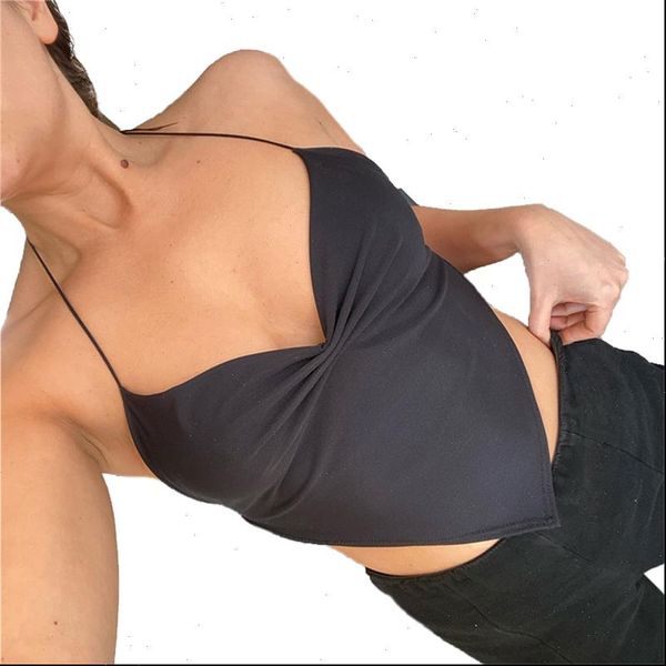 sleeveless halter vest girls solid womens tanks color v neck casual tight backless clothing woman shirt black crop, White
sleeveless halter vest girls solid womens tanks color v neck casual tight backless clothing woman shirt black crop, White