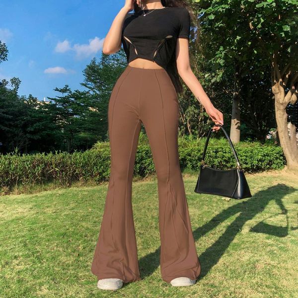 women's pants & capris summer 2021 oversize vintage street casual emo bell bottoms women slim clothing trousers y2k woman clothes, Black;white
women's pants & capris summer 2021 oversize vintage street casual emo bell bottoms women slim clothing trousers y2k woman clothes, Black;white