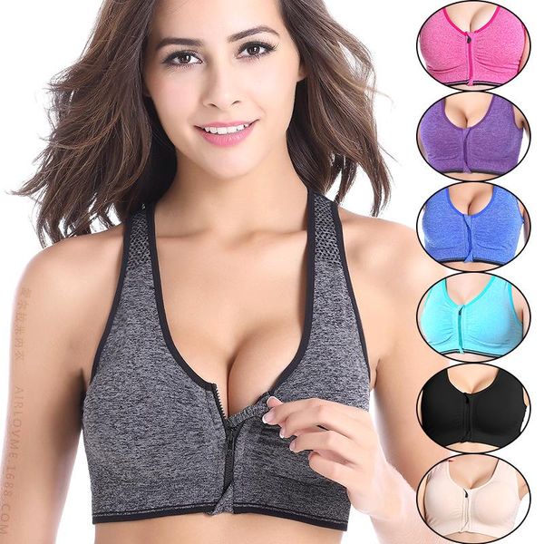 women sport bra zipper push up vest underwear breathable wirepadded sports fitness gym yoga workout outfit
women sport bra zipper push up vest underwear breathable wirepadded sports fitness gym yoga workout outfit