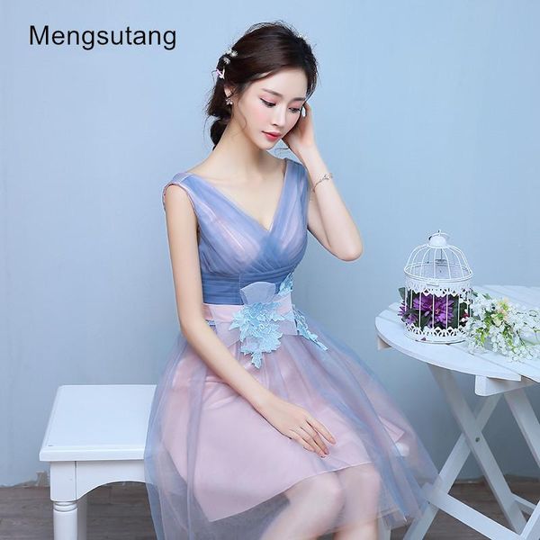 party dresses 2021 grey v-neck short formal dress spring lace up bride evening sisters banquet vestidos de fiesta, White;black
party dresses 2021 grey v-neck short formal dress spring lace up bride evening sisters banquet vestidos de fiesta, White;black
