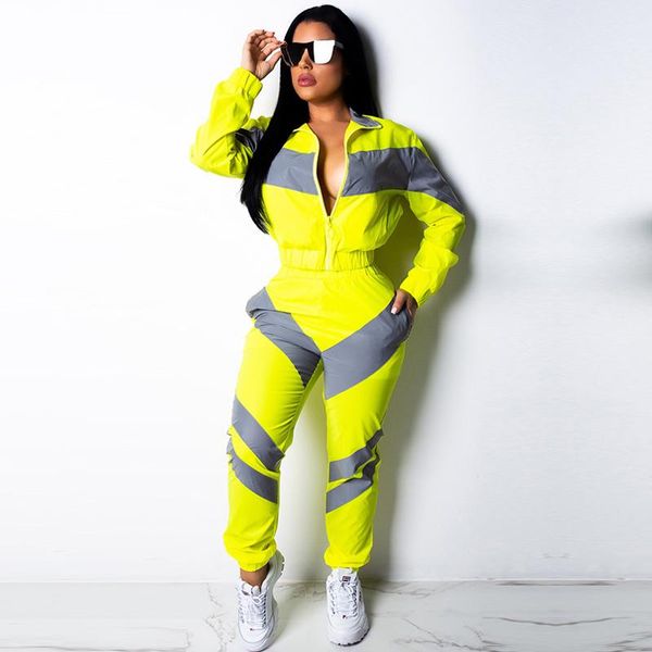 women's two piece pants yellow set satin tracksuit women windbreaker sweat suits jogger high waist long sleeve sweatsuits contrast colo, White
women's two piece pants yellow set satin tracksuit women windbreaker sweat suits jogger high waist long sleeve sweatsuits contrast colo, White