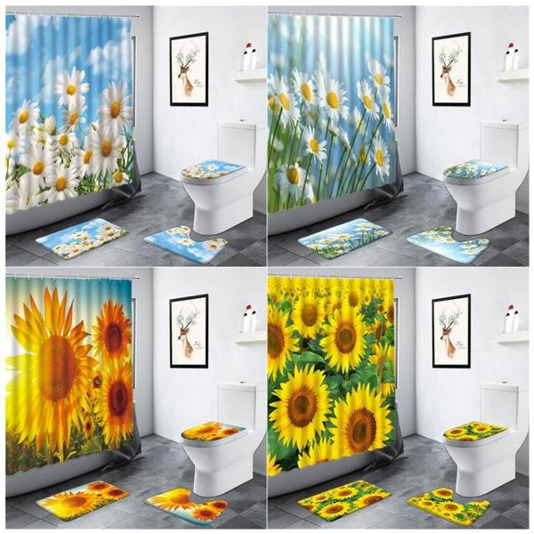 shower curtains flowers daisy sunflower curtain set rural floral green plants scenery bathroom decor rug non-slip carpet toilet bath mats
shower curtains flowers daisy sunflower curtain set rural floral green plants scenery bathroom decor rug non-slip carpet toilet bath mats