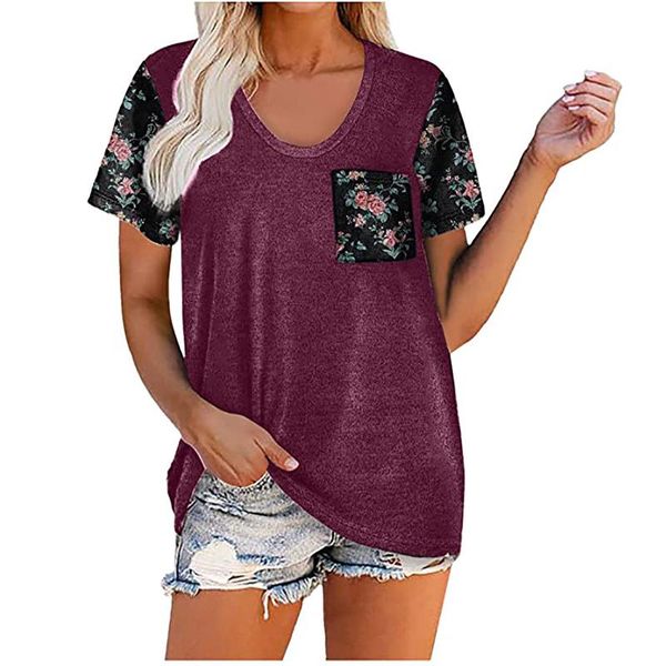 women's t-shirt harajuku for womens printing short sleeve pocket round neck fashion casual summer women clothing, White
women's t-shirt harajuku for womens printing short sleeve pocket round neck fashion casual summer women clothing, White
