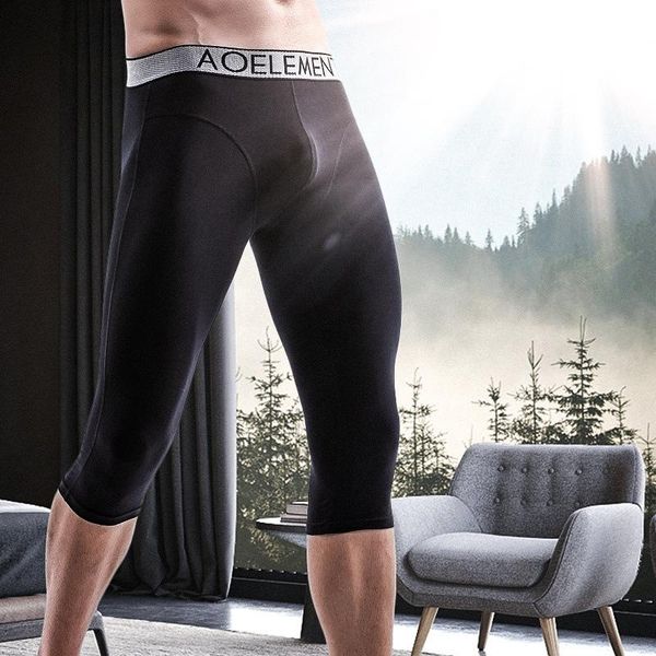 underpants men's anti-wear leg sports long-leg underwear cropped pants modal quick-drying shorts running long boxers, Black;white
underpants men's anti-wear leg sports long-leg underwear cropped pants modal quick-drying shorts running long boxers, Black;white
