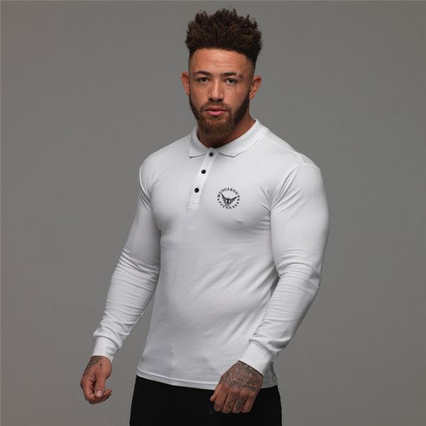 muscleguys fashion brand polo shirt mens long sleeve slim fit boys turn colla poloshirt casual men's gym sportswear polo t shirt 210421, White;black
muscleguys fashion brand polo shirt mens long sleeve slim fit boys turn colla poloshirt casual men's gym sportswear polo t shirt 210421, White;black