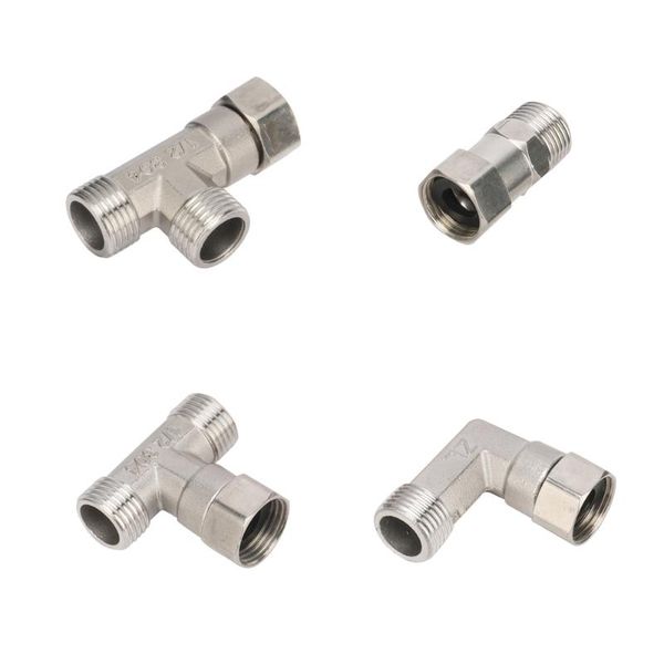watering equipments 1/2" female thread tee external variable diameter stainless steel elbow garden faucet pipe docking plumbing fitting
watering equipments 1/2" female thread tee external variable diameter stainless steel elbow garden faucet pipe docking plumbing fitting