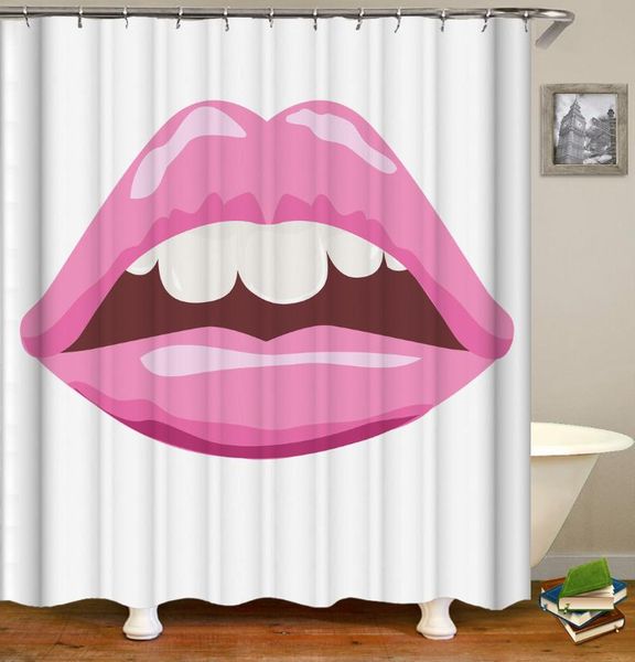 shower curtains red lips curtain bath bathroom for bathtub bathing cover large wide with hooks
shower curtains red lips curtain bath bathroom for bathtub bathing cover large wide with hooks