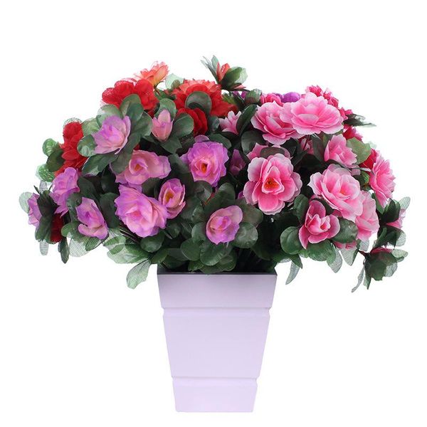 decorative flowers & wreaths 1pc 33cm long artificial azalea flower bunch landscape layout fake tourist attraction street garden home decora
decorative flowers & wreaths 1pc 33cm long artificial azalea flower bunch landscape layout fake tourist attraction street garden home decora