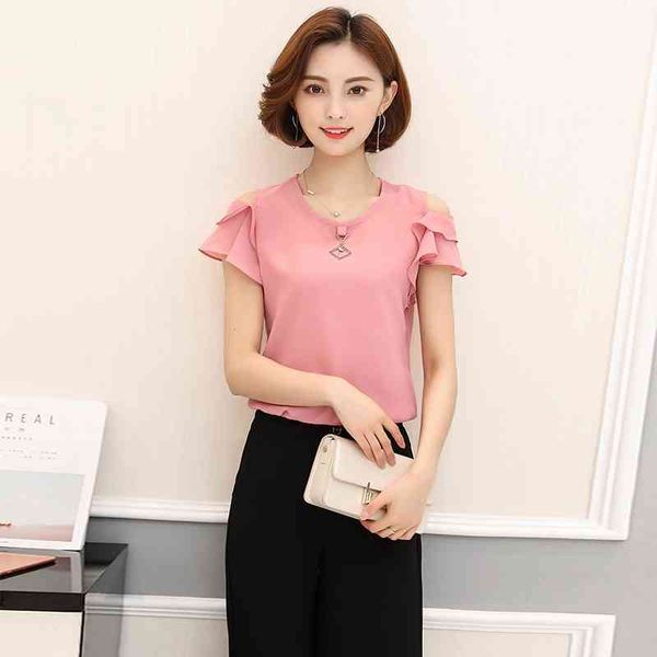 cold shoulder women shirts summer shirt short sleeve ladies solid white blouse chiffon fashion blouses 513a 210420
cold shoulder women shirts summer shirt short sleeve ladies solid white blouse chiffon fashion blouses 513a 210420