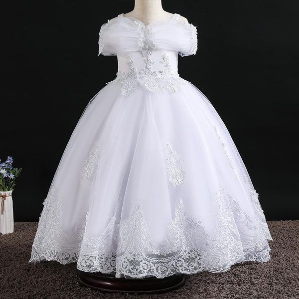 girl's dresses lace flower girl for embroidered ball gown children wedding party dress girls princess on stock, Red;yellow
girl's dresses lace flower girl for embroidered ball gown children wedding party dress girls princess on stock, Red;yellow