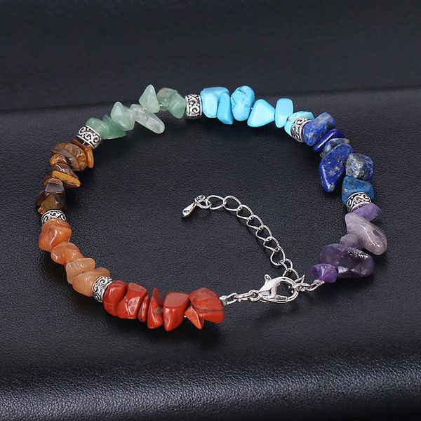 jewelry beaded bracelet strands agate rough stone natural irregular stone yoga 7 chakra extension chain energy multicolor, Black
jewelry beaded bracelet strands agate rough stone natural irregular stone yoga 7 chakra extension chain energy multicolor, Black
