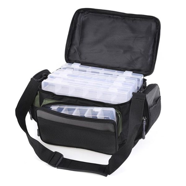 fishing accessories reel lure bag multifunctional 42 * 26 17cm storage shoulder with/without 5 tackle boxes coil case
fishing accessories reel lure bag multifunctional 42 * 26 17cm storage shoulder with/without 5 tackle boxes coil case