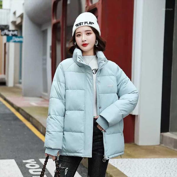 women's down & parkas casual stand collar puffy jacket winter 2021 cotton padded coat plus size short women clothing korean outwear, Black
women's down & parkas casual stand collar puffy jacket winter 2021 cotton padded coat plus size short women clothing korean outwear, Black