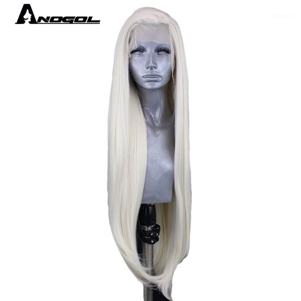 anogol part high temperature fiber natural long straight platinum blonde ombre red synthetic lace front wig for women1, Black
anogol part high temperature fiber natural long straight platinum blonde ombre red synthetic lace front wig for women1, Black