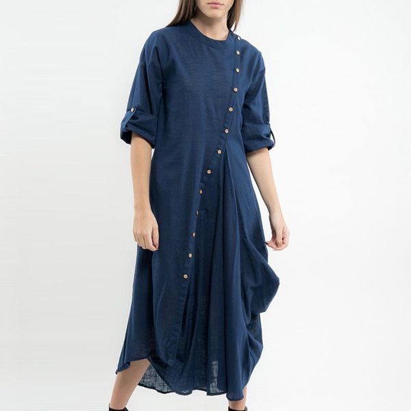 casual dresses 2021 summer fashion women's loose linen soild button solid color long sleeve shirt blouse plus size, Black;gray
casual dresses 2021 summer fashion women's loose linen soild button solid color long sleeve shirt blouse plus size, Black;gray