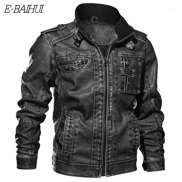 e-baihui mens leather jackets classic motorcycle jacket male plus faux men 2021 spring drop 1, Black
e-baihui mens leather jackets classic motorcycle jacket male plus faux men 2021 spring drop 1, Black