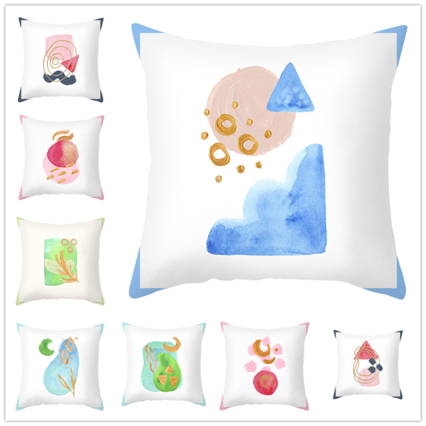 cushion/decorative pillow nordic watercolour cushion cover home decoration polyester microfiber sofa car seat colorful throw pillowcases 45x
cushion/decorative pillow nordic watercolour cushion cover home decoration polyester microfiber sofa car seat colorful throw pillowcases 45x