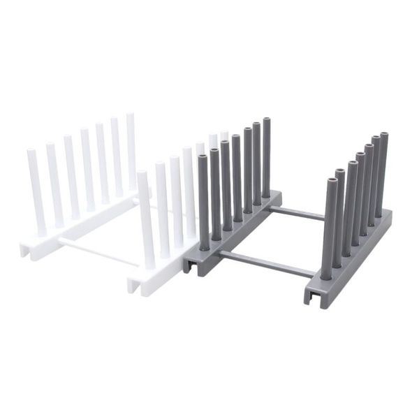 kitchen storage & organization 2 pcs dish rack plate cups stand display holder drying organizer (white and gray) #h20
kitchen storage & organization 2 pcs dish rack plate cups stand display holder drying organizer (white and gray) #h20
