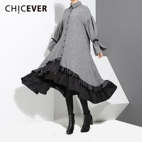 cotton and linen dress for women lapel flare long sleeve loose patchwork ruffles hit color vintage dresses female 2021 casual, Black;gray
cotton and linen dress for women lapel flare long sleeve loose patchwork ruffles hit color vintage dresses female 2021 casual, Black;gray