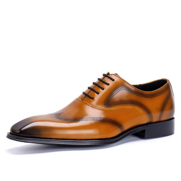 dress shoes italian men genuine calf leather black brown british style pointed toe lace-up brogue oxford wedding for male
dress shoes italian men genuine calf leather black brown british style pointed toe lace-up brogue oxford wedding for male