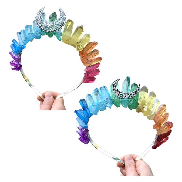 other event & party supplies multicolor rainbow crystal quartz crown headband with metal hollow out antique moon tiara witch hair access
other event & party supplies multicolor rainbow crystal quartz crown headband with metal hollow out antique moon tiara witch hair access