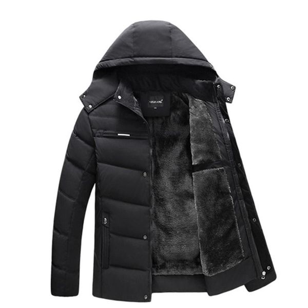 men's down & parkas winter thicken hooded men parka big size fleece cotton warm coat for male casual outerwear with zipper, Black
men's down & parkas winter thicken hooded men parka big size fleece cotton warm coat for male casual outerwear with zipper, Black