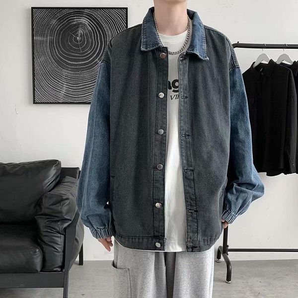 men's jackets autumn cotton denim jacket men's fashion casual retro mens streetwear loose hip-hop bomber men outwear, Black;brown
men's jackets autumn cotton denim jacket men's fashion casual retro mens streetwear loose hip-hop bomber men outwear, Black;brown