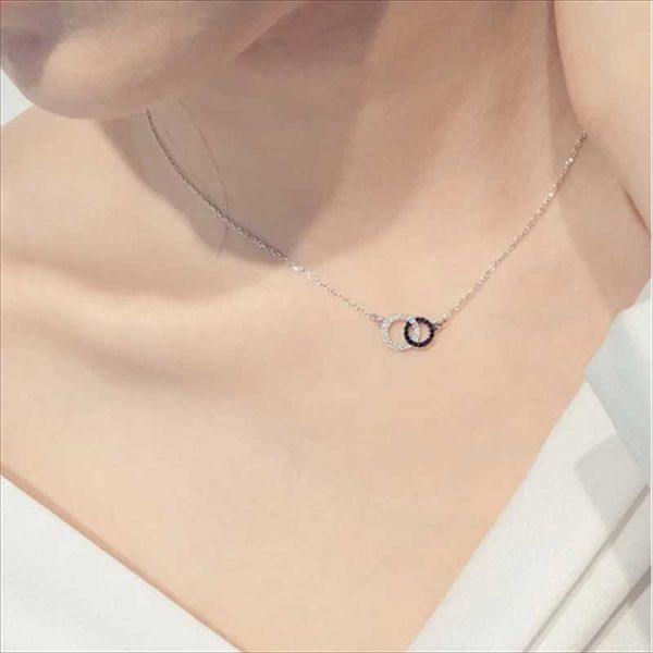pendant necklaces necklace with simple double circle zircon korean fashion silver jewelry engagement wholesale
pendant necklaces necklace with simple double circle zircon korean fashion silver jewelry engagement wholesale