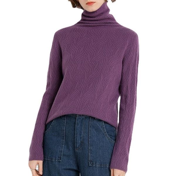 women's sweaters spsrsil soft knitted cashmere sweater for woman winter warm turtleneck pullovers aesthetic elegant ladies jumpers, White;black
women's sweaters spsrsil soft knitted cashmere sweater for woman winter warm turtleneck pullovers aesthetic elegant ladies jumpers, White;black